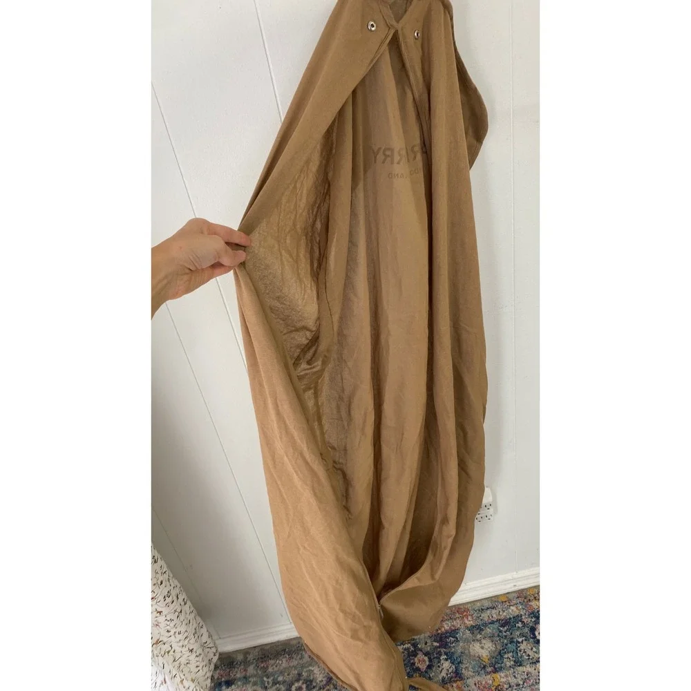 Burberry London England Tan Cotton Garment Bag Suit Cover Travel Carrier *